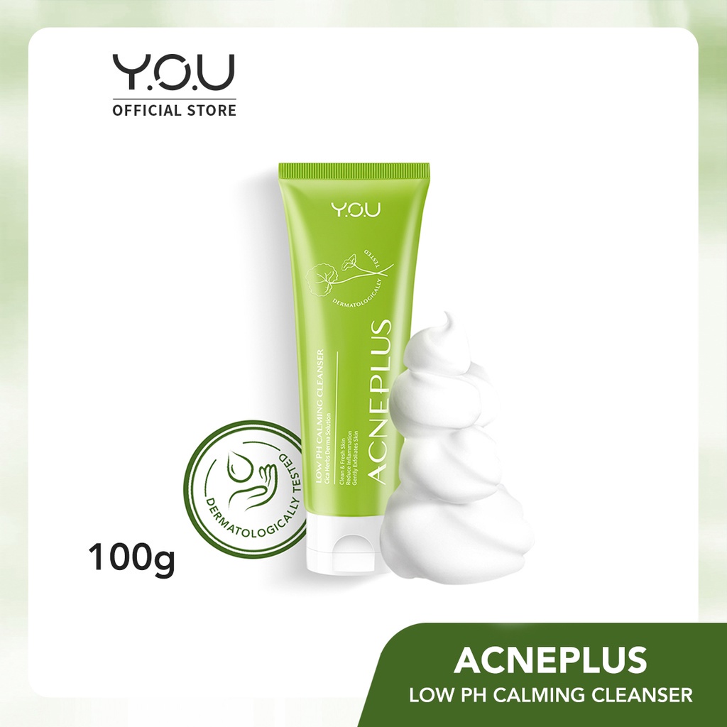 YOU AcnePlus AcnePlus Low pH Calming Cleanser 100g | Pembersih Wajah AcnePlus BPOM