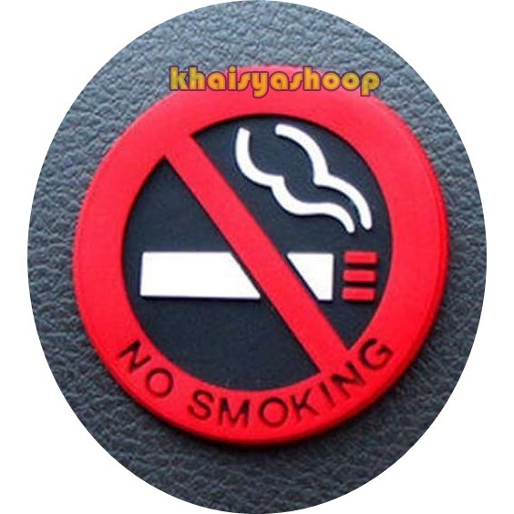 STIKER / NO SMOKING / STIKER DILARANG MEROKOK DI MOBIL