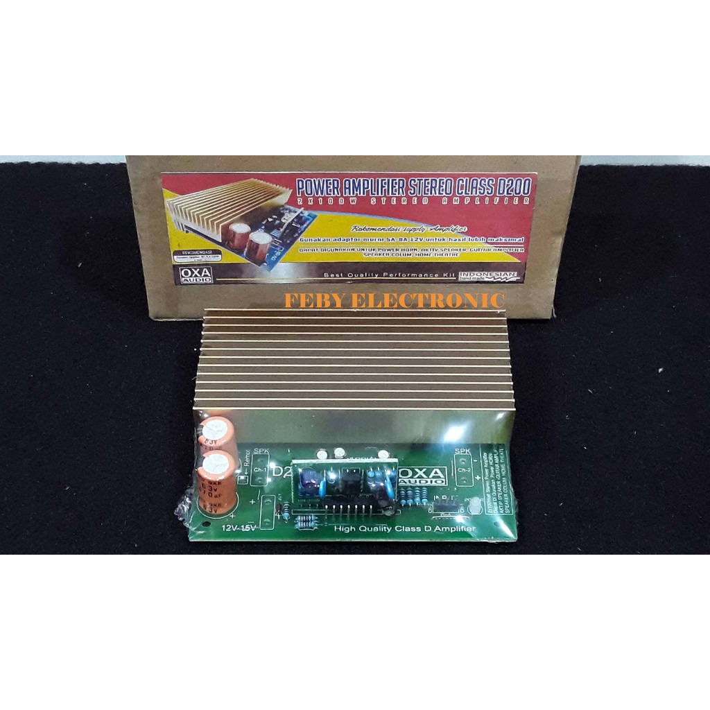 POWER STEREO CLASS D200 2X100W