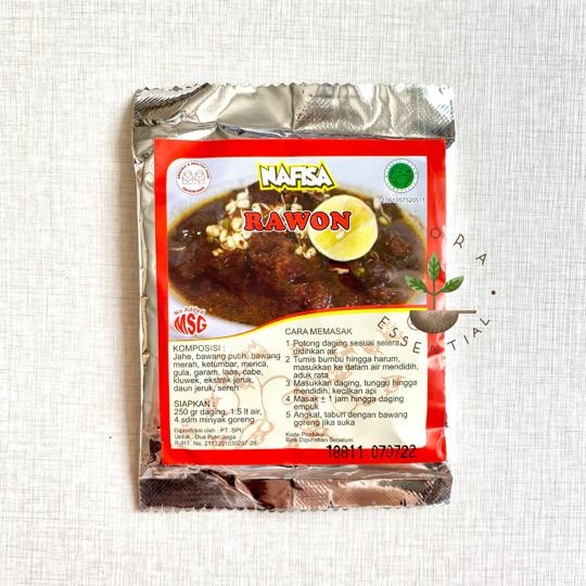 Nafisa Bumbu Instan Rawon 34gr - Bumbu Rawon Nafisa