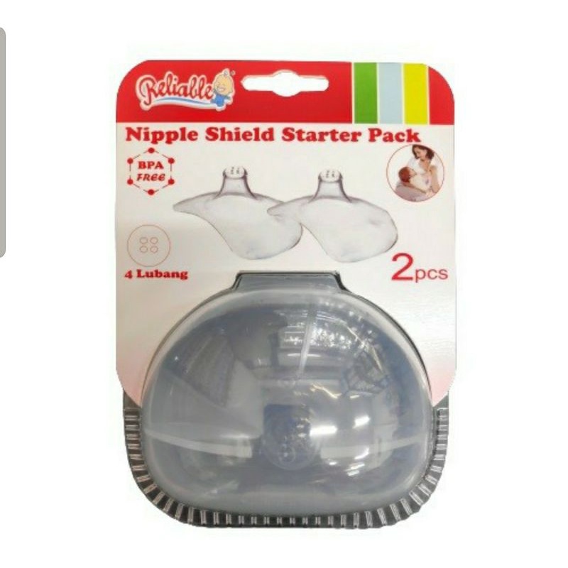 Reliable Nipple Shield Penyambung puting Pelindung puting lecet 2pc