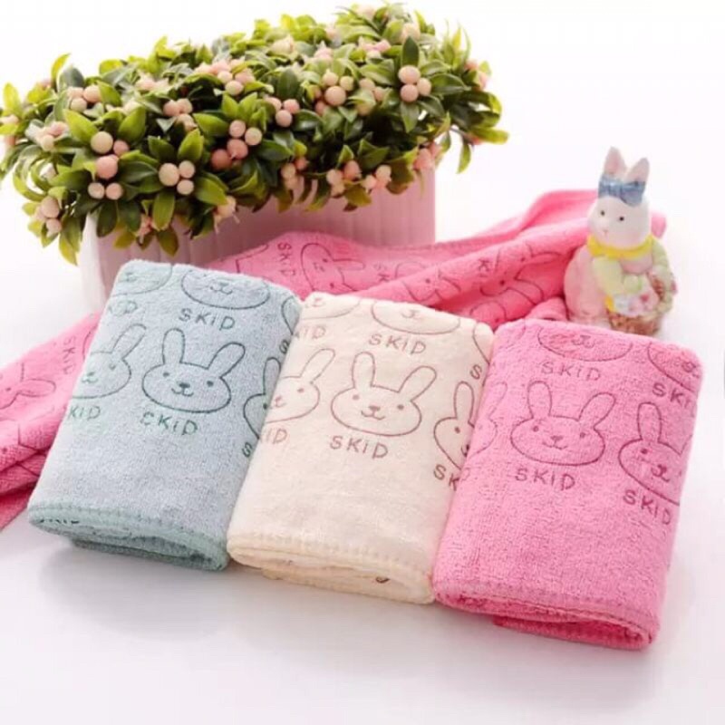 Handuk Bayi Microfiber Ukuran 20x50cm | Handuk Bayi Lembut & Halus Kecil-2
