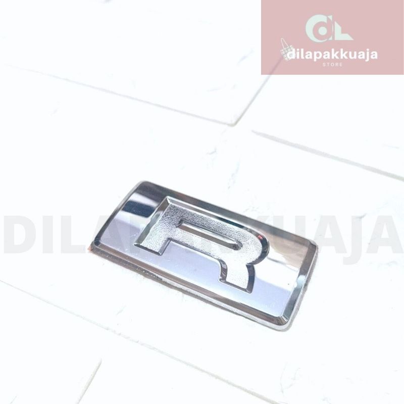 Emblem R Xenia Logo Emblem Mobil R Tulisan Bagasi Tempelan Chrome