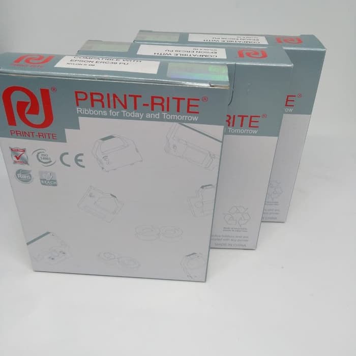 PRINTRITE ERC 38 UNTUK PRINTER EPSON DOTMATRIX RIBBON CATRIDGE PITA ISI REFILL ERC-38 ERC38