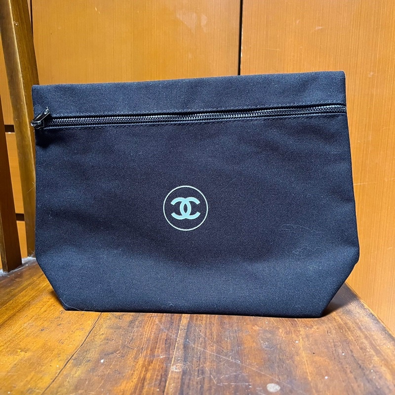 CHANEL Black Pouch Symbol