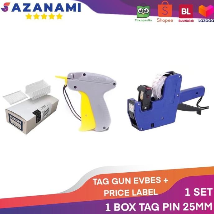 

[BISA COD] PROMO 1 SET TAG GUN & LABEL HARGA TAG GUN EVBES PRICE LABEL XEHO