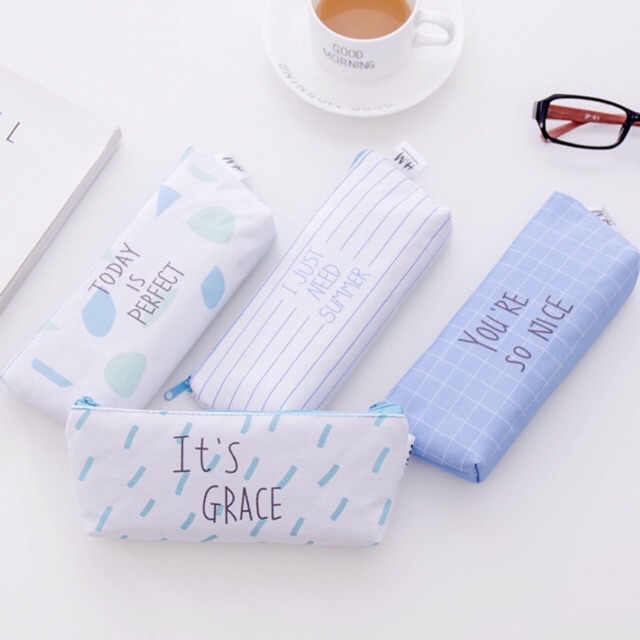 

COD NY Store 1kg61 Pencil Case Tumblr Kotak Pensil Tempat Alat Tulis Grace summer perfect nice Pena