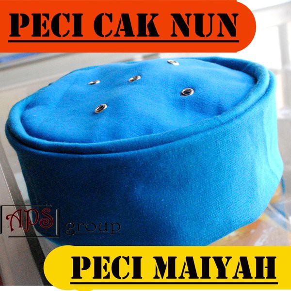 DISKON PECI MAIYAH CAK NUN BIRU TURKISH KOMBINASI BIRU ORIGINAL