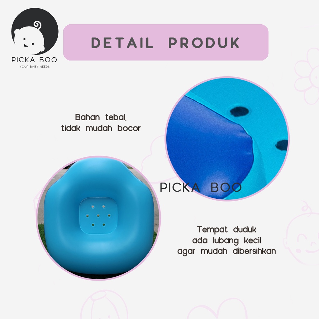 PICKA BOO Sofa Tiup Kursi Pompa Bayi Bentuk Meja