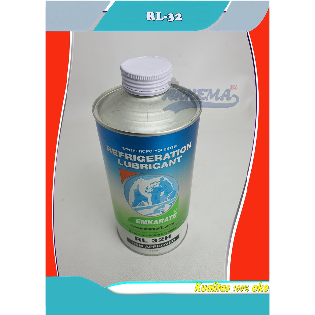 OLI EMKARATE RL32H 1 LITER | OLI COMPRESSOR RL32 H | OLI EMKARATE KALENG RL 32H