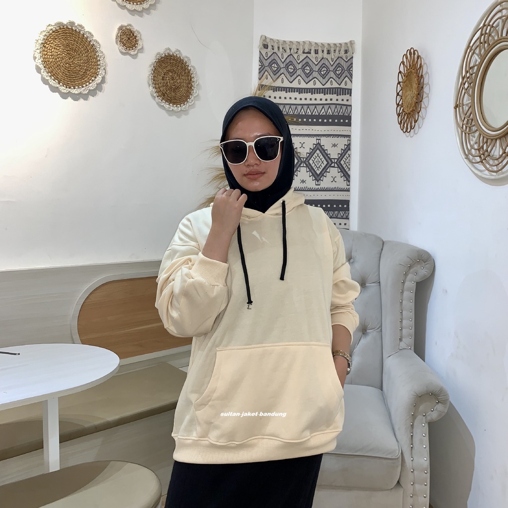 JUMBO Size  SWEATER Hoodie NATURAL  || Sweater Natural Hoodie Zumbo Size XXl PRIA WANITA