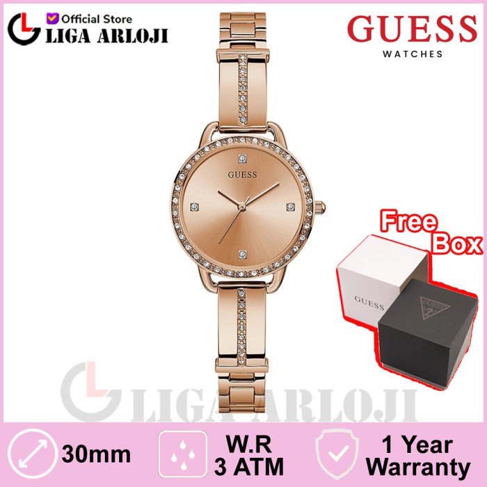 Promo GUESS GW0022L3 Original Bellini Jam Tangan Wanita Analog Rose Gold