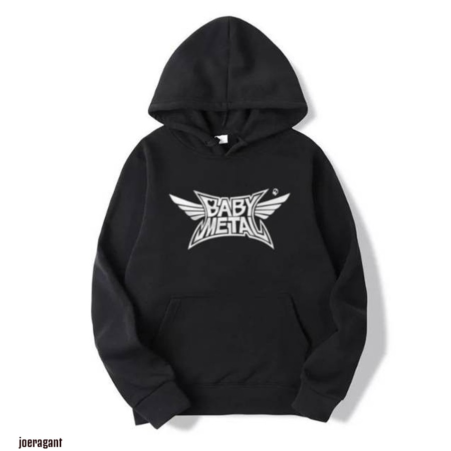 Jaket Hoodie Distro Babymetal band Baby metal polos custom indonesia