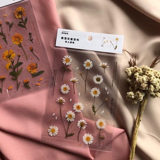 

Best Seller!! KODE-713 Transparan Flower Sticker