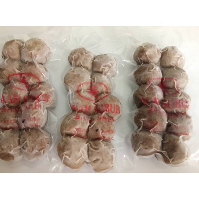 

Bakso Sapi Malang isi 25. Baso halal Premium