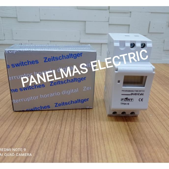WEEKLY DIGITAL TIMER TP8A-16 220VAc. 1min-168 hours FORT Star Seller termurah