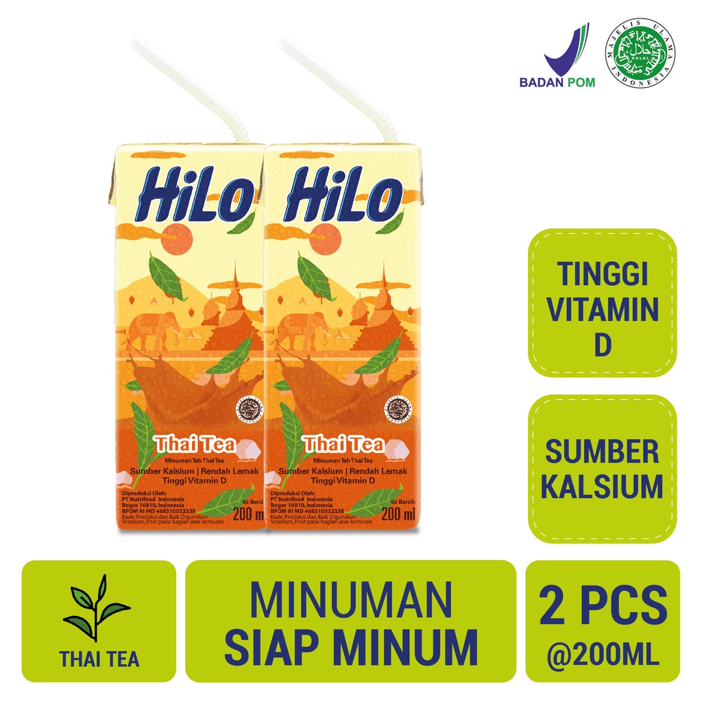 

Hilo Thai Tea RTD 200ml Paket isi 2pcs