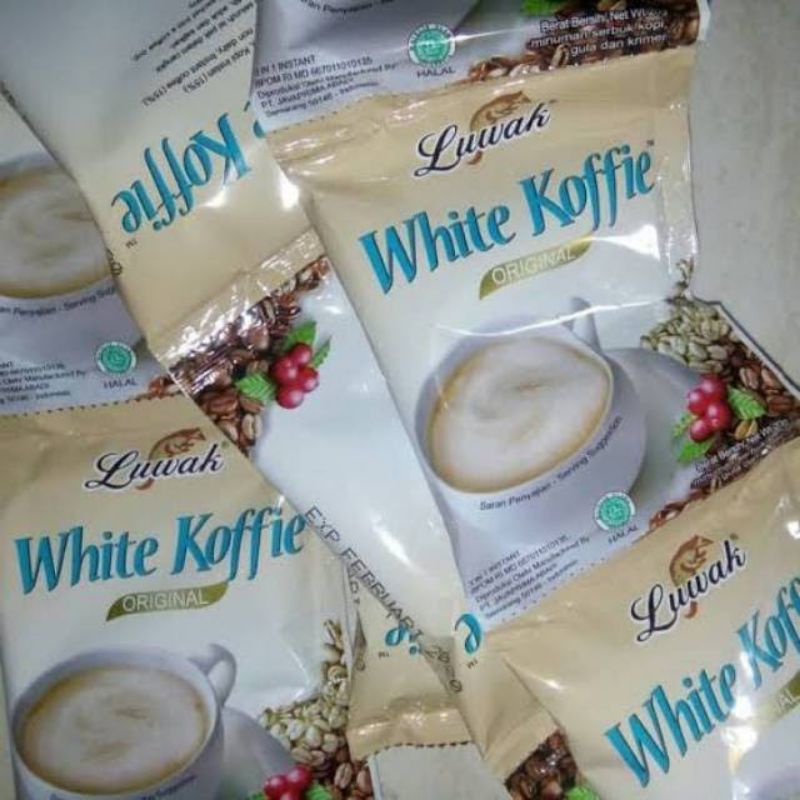 

white coffe kemasan sachet 20 gr