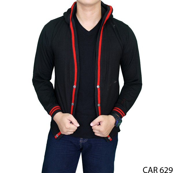 Cardigan Pria Basic Hoodie / banyak warna dan ukuran (COMB)