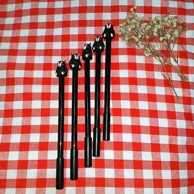 

Pulpen Gel Motif Beruang Warna Hitam