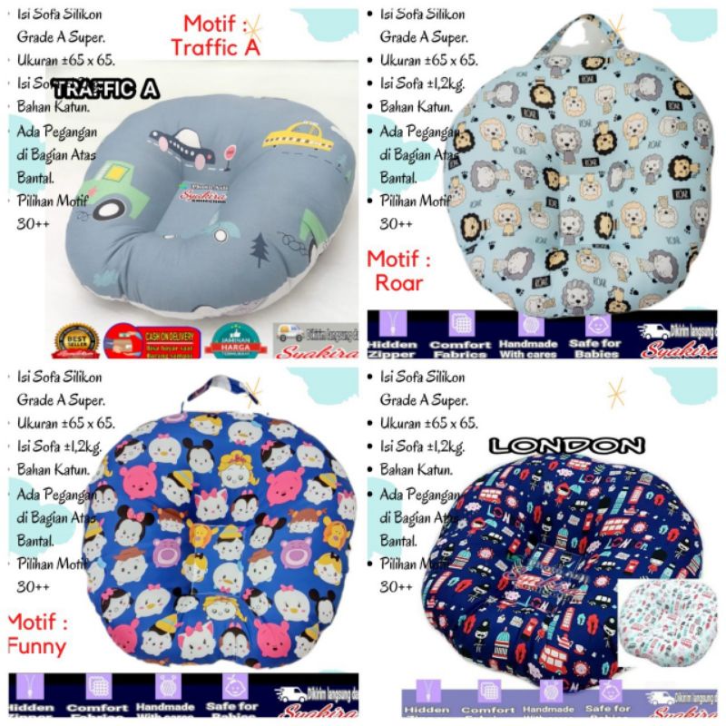 Sofa Bayi  Baby Lounger Kasur Bayi Motif Terbaru