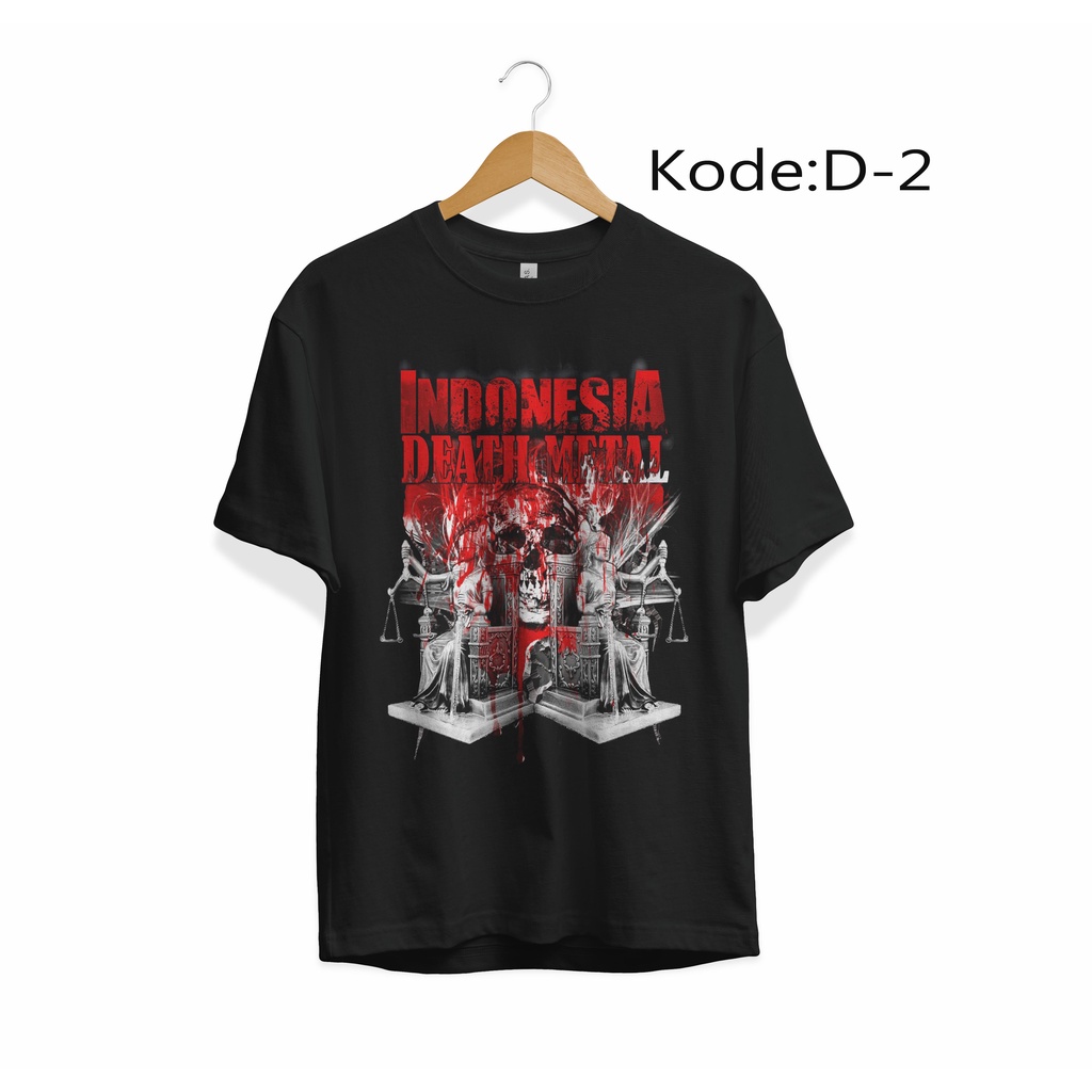 Kaos Band Death Metal Band Indonesia Unisex #02