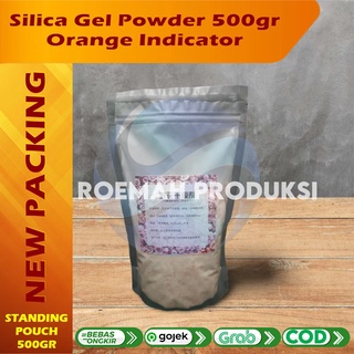 Silica Gel Powder 500gr Kemasan Pouch | Pengawet Bunga Segar gosend