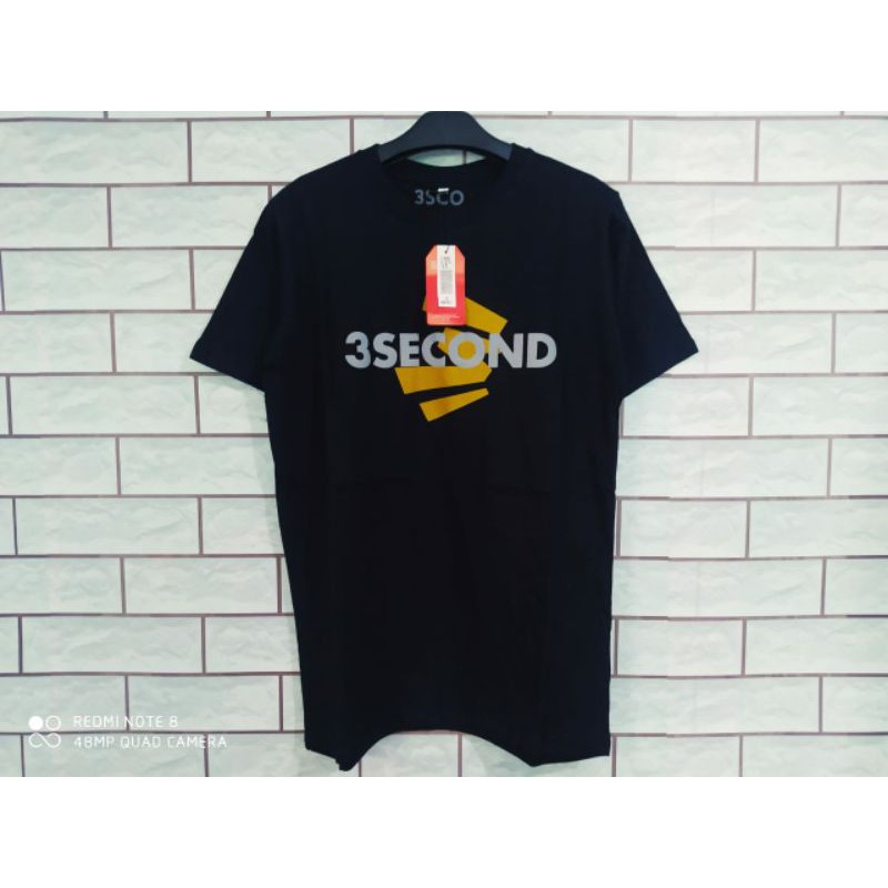 Baju three second Grade BM ORI Combed 30s