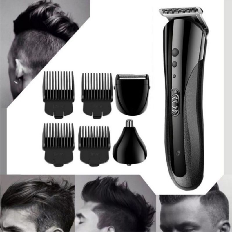 COD KEMEI KM1407 KEMEI Hair Clipper ALAT MESIN  Cukuran Rambut, Kumis, Jenggot, Bulu Hidung