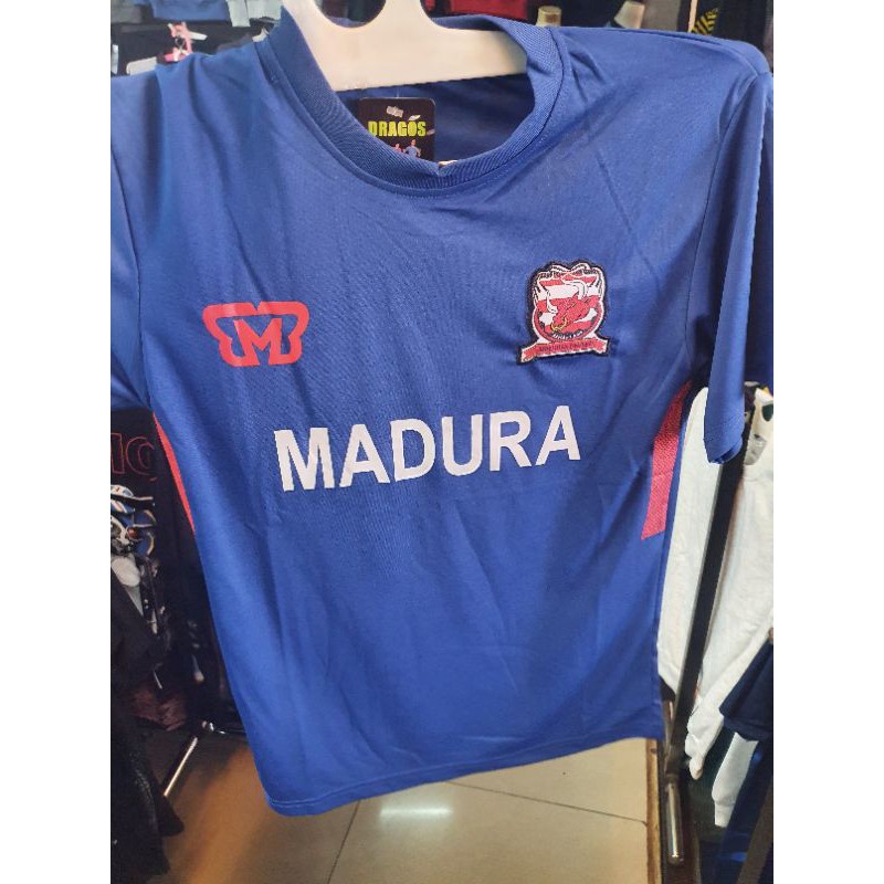 JERSEY BOLA MADURA UNITED BIRU LOKAL MURAH