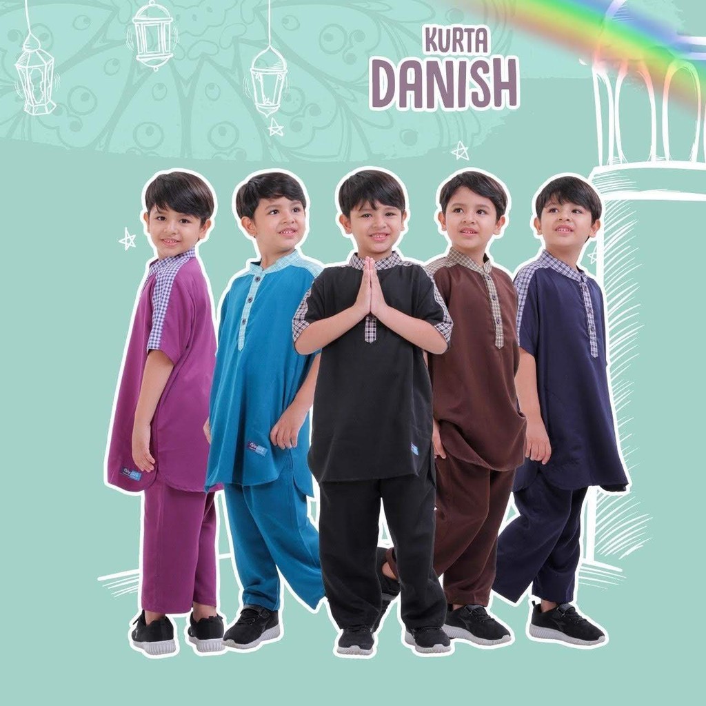 KURTA ANAK SETELAN CELANA DANISH