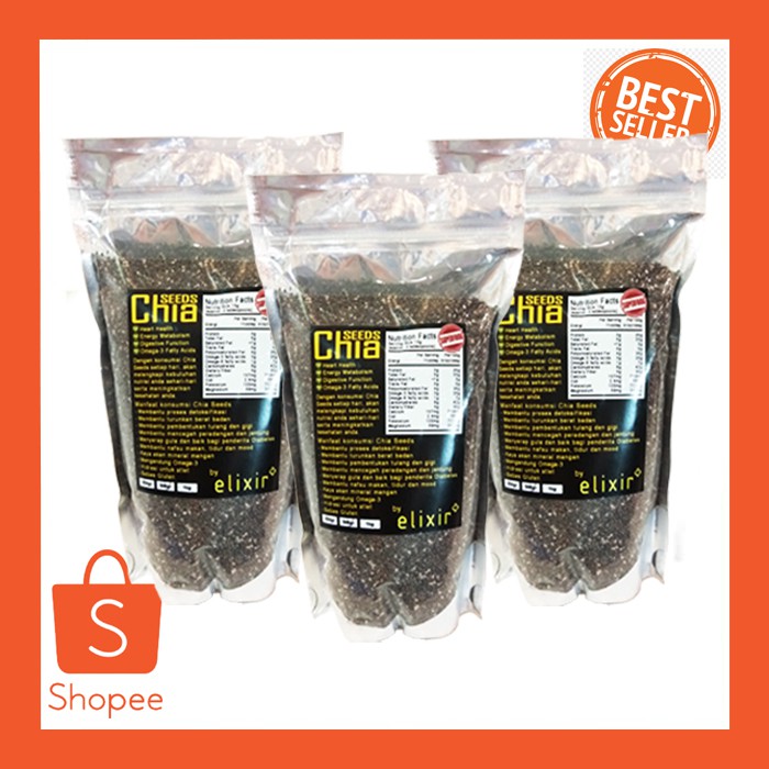 

Chia Seed 500gr Black / Biji Cia / Diet / Super Food / murah / sehat