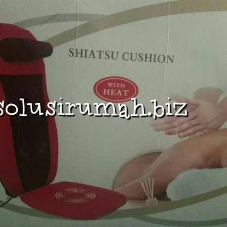 SHIATSHU CUSHION KURSI PIJAT ELECTRIK PUNGGUNG LEHER second baik getar
