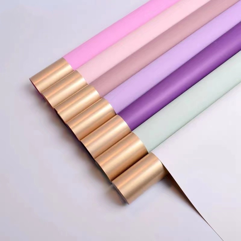 

AQ (5 LEMBAR) KERTAS BUKET GOLD DOFF 1 58Cm * 58Cm WRAPPING PAPER BUKET BUNGA | Kertas Pembungkus Bunga Buket Kertas Kemasan