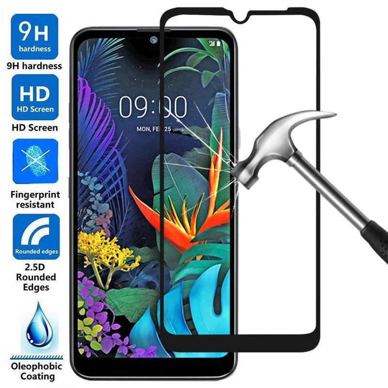 Pelindung Layar Tempered Glass Full Cover Untuk LG Q 51 52 60 62 630 EAM 70 5G W30