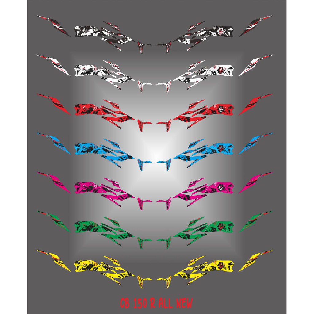 STIKER HONDA CB150R ALL NEW KABUKI