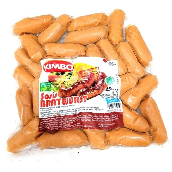 

[COD] Kimbo Mini Bratwurst 25S 450Gr [COD]