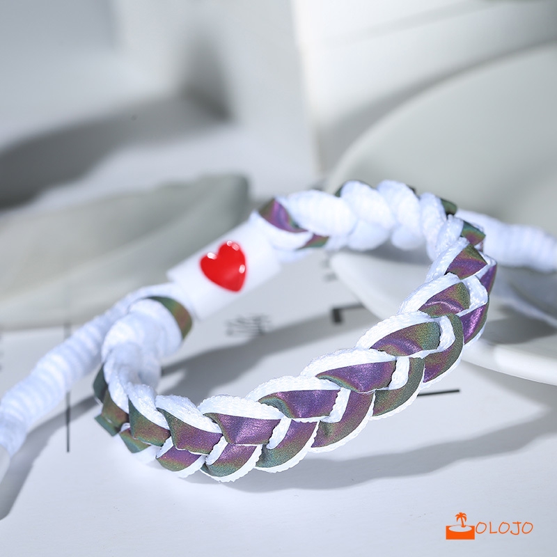 OLOJO Gelang Rastaclat - Bracelet Restaclat - Efek Reflektif