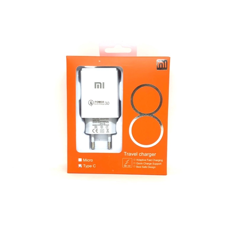 GROSIR CHARGER XIAOMI POWER3.0 ORIGINAL MICRO &amp; TYPE C MI 5 6 7 8 9 10 11