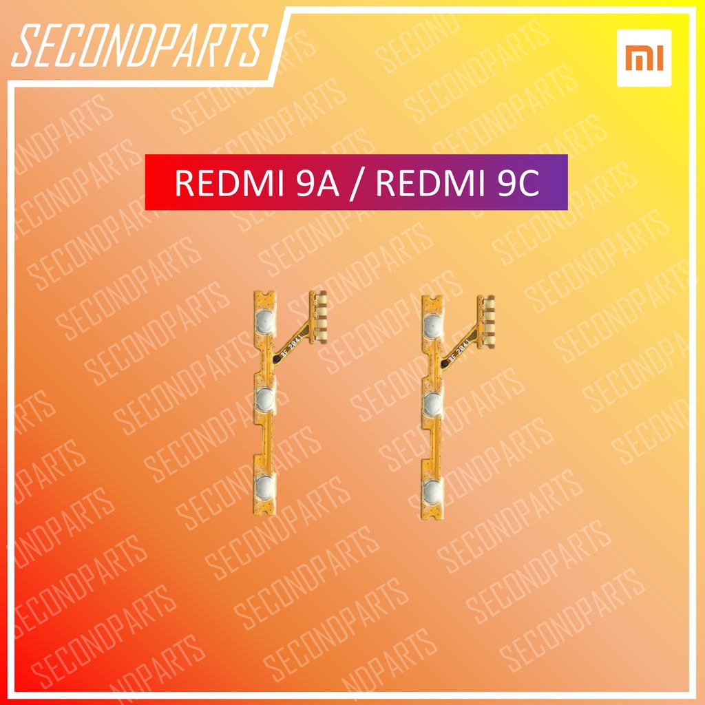 FLEXIBLE ON OFF TOMBOL POWER VOLUME XIAOMI REDMI 9A / 9C ORIGINAL