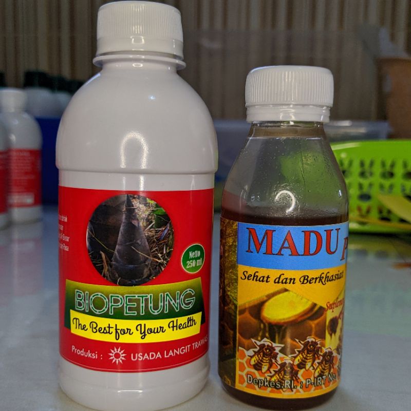 

TERLARIS PAKET BIOPETUNG 250ml + MADU PLUS 100ml