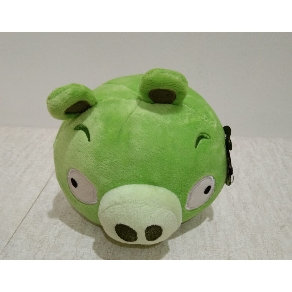 BONEKA ANGRY BIRD ORIGINAL IMPORT UKURAN 15X15cm (PxT) WARNA HIJAU