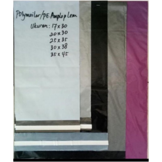 

Polymailer Plastik 100 Pcs Lem Kantong Packing Olshop