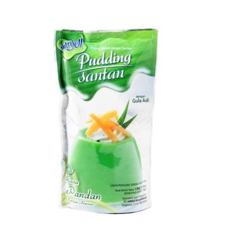 

NUTRIJELL Puding Santan Pandan 130g - NUTRI JELL Coconut Milk Pudding