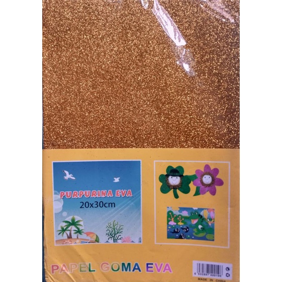 Sticker Glitter Foam A4