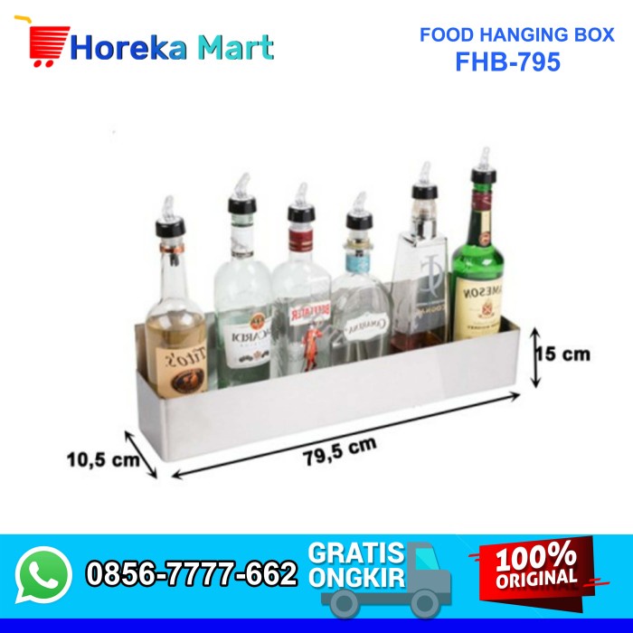 Rak Gantung Tempat Botol Kecap Bumbu Dapur Food Hanging Box Fhb-795 - Kamusneptunus
