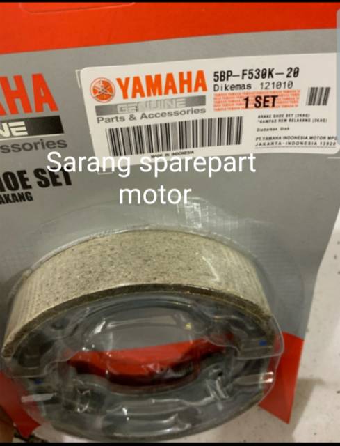 Kampas Rem Tromol Belakang RX king, Scorpio, Vixion