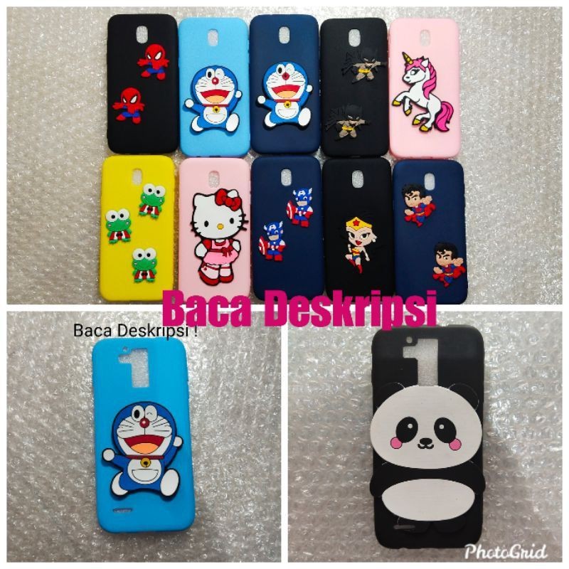 Case advan G1 pro kompatibel karakter cantik softcase casing silikon