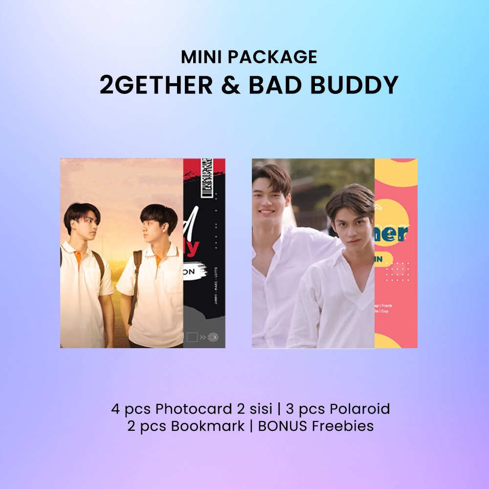Photocard Polaroid Thailand Bright Win Ohm Nanon Bad Buddy 2Gether GMMTV