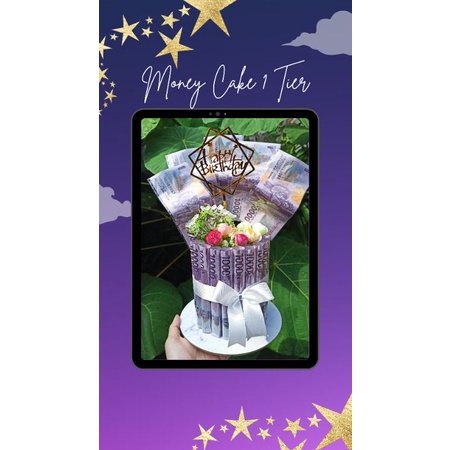 Money cake 1 tier 5000/10000/mix / money tart